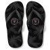 Chinelo Masculino Inter Miami Palm Black Minimal Preto e Branco