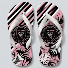 Sandália Masculina Inter Miami Palm Rosa e Preto