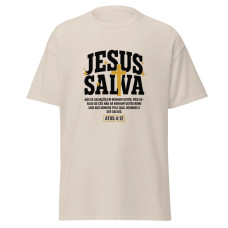 Camiseta Masculina Jesus Salva