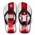 Chinelo Masculino Harry Kane Inglaterra Three Lions Branco e Vermelho Chinelo Masculino Harry Kane Inglaterra Three Lions Branco e Vermelho