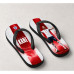 Chinelo Masculino Harry Kane Inglaterra Three Lions Branco e Vermelho Chinelo Masculino Harry Kane Inglaterra Three Lions Branco e Vermelho