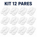 Kit 12 Pares Chinelos Masculino e Feminino de Dedo