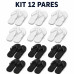 Kit 12 Pares Chinelos Masculino e Feminino de Dedo