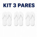 Kit 3 Chinelos Masculino e Feminino de Dedo Kit 3 Chinelos Masculino e Feminino de Dedo