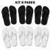 Kit 6 Chinelos Masculino e Feminino de Dedo