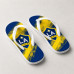 Chinelo Masculino LA Galaxy Escudo com Efeito Pincelado