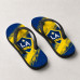 Chinelo Masculino LA Galaxy Escudo com Efeito Pincelado