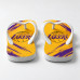 Chinelo Masculino Los Angeles Lakers Brush Amarelo e Roxo