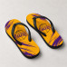 Chinelo Masculino Los Angeles Lakers Brush Amarelo e Roxo