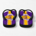 Chinelo Masculino Los Angeles Lakers Classic Roxo e Amarelo