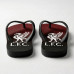 Chinelo Masculino Liverpool LFC Degradê Vermelho e Preto