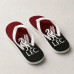 Chinelo Masculino Liverpool LFC Degradê Vermelho e Preto