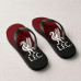 Chinelo Masculino Liverpool LFC Degradê Vermelho e Preto