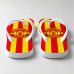 Chinelo Masculino Manchester United Amarelo e Vermelho