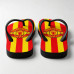 Chinelo Masculino Manchester United Amarelo e Vermelho