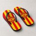 Chinelo Masculino Manchester United Amarelo e Vermelho
