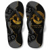 Chinelo Masculino Manchester United Dourado e Preto