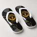 Chinelo Masculino Manchester United Dourado e Preto