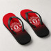 Chinelo Masculino Manchester United Vermelho e Preto