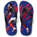 Chinelo Masculino Kylian Mbappé França Speed Azul e Vermelho