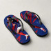 Chinelo Masculino Kylian Mbappé França Speed Azul e Vermelho
