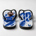 Chinelo Masculino Kylian Mbappé França Splash Azul e Branco