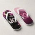 Chinelo Masculino Lionel Messi Inter Rosa e Preto