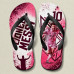 Chinelo Masculino Lionel Messi Inter Rosa e Branco