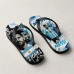 Chinelo Masculino Lionel Messi Seleção Argentina Azul e Branco