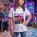 Camiseta Infantil Menina Huntrix