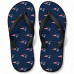 Chinelo Masculino New England Patriots All-Over Navy