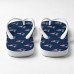 Chinelo Masculino New England Patriots All-Over Navy