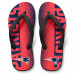 Chinelo Masculino New England Patriots Bold Vermelho e Azul