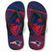 Chinelo Masculino New England Patriots Brush Azul e Vermelho