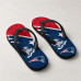 Chinelo Masculino New England Patriots Grunge Azul e Vermelho