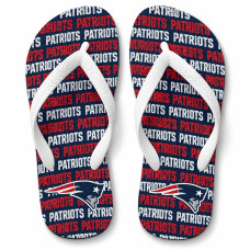 Chinelo Masculino New England Patriots Wordmark Azul e Vermelho Chinelo Masculino New England Patriots Wordmark Azul e Vermelho