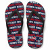 Chinelo Masculino New England Patriots Wordmark Azul e Vermelho