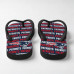 Chinelo Masculino New England Patriots Wordmark Azul e Vermelho