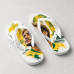 Chinelo Masculino Neymar Jr Brasil Canarinho Branco, Amarelo e Verde