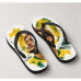 Chinelo Masculino Neymar Jr Brasil Canarinho Branco, Amarelo e Verde