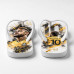 Chinelo Masculino Neymar Jr Brasil Gold Branco e Dourado