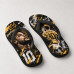 Chinelo Masculino Neymar Jr Gold Street Preto e Dourado