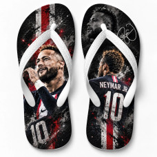 Chinelo Masculino Neymar Jr Paris Street Preto e Vermelho Chinelo Masculino Neymar Jr Paris Street Preto e Vermelho