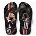 Chinelo Masculino Neymar Jr Paris Street Preto e Vermelho