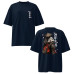 Camiseta Masculina Oversized Samurai Sakura Camiseta Masculina Oversized Samurai Sakura