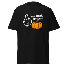 Camiseta Masculina Aqui Pro Cê, Petista