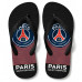 Chinelo Masculino Paris Saint Germain Preto e Vermelho