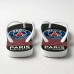 Chinelo Masculino Paris Saint Germain Preto e Vermelho