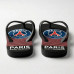 Chinelo Masculino Paris Saint Germain Preto e Vermelho