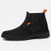 Botina Masculina Couro Legítimo Chelsea Country Nobuck